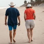 Retirement Couple on Beach